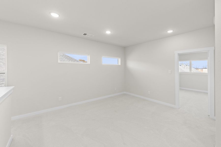 Spacious, unfurnished interior of a new home in Willow Grove Single-Family Homes, Melissa (Image 24). Spacious, unfurnished interior of a new home in Willow Grove Single-Family Homes, Melissa (Image 24).