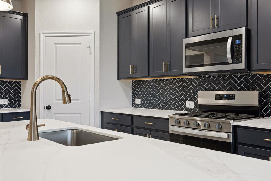 Furnished interior view inside a new home in Elyson, Katy (Image 11).