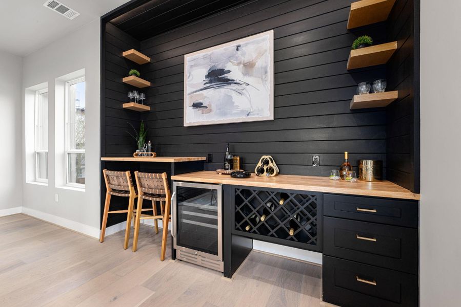 Furnished interior view inside a new home in , Houston (Image 12).