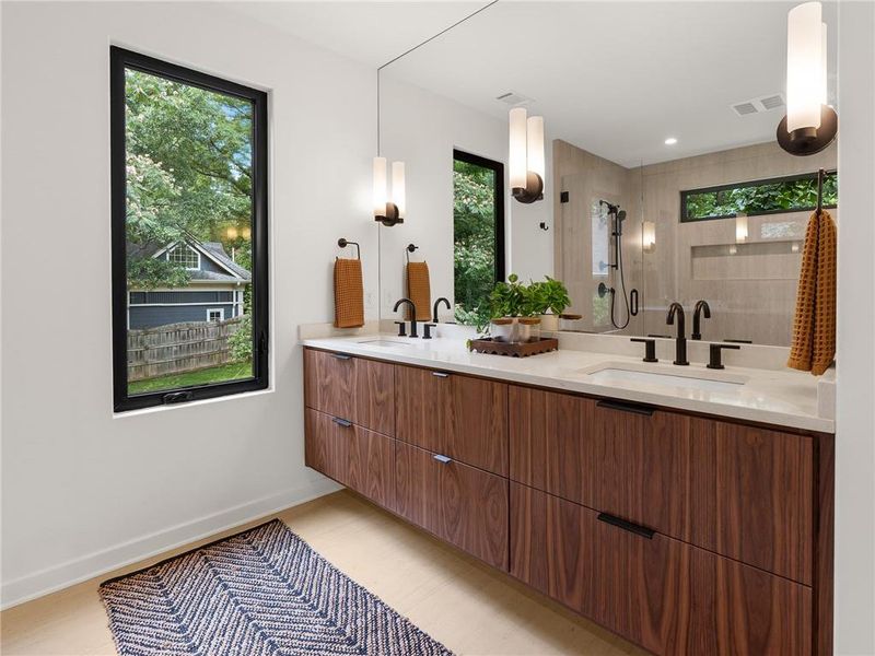 Furnished interior view inside a new home in , Decatur (Image 39).
