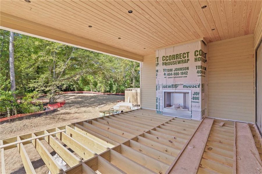 In-progress construction of a new home in , Roswell, GA (Image 18). In-progress construction of a new home in , Roswell, GA (Image 18).