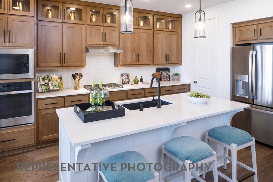 Furnished interior view inside a new home in Easton Park, Austin (Image 12).