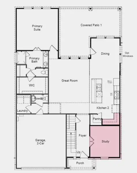 View of home floor plan