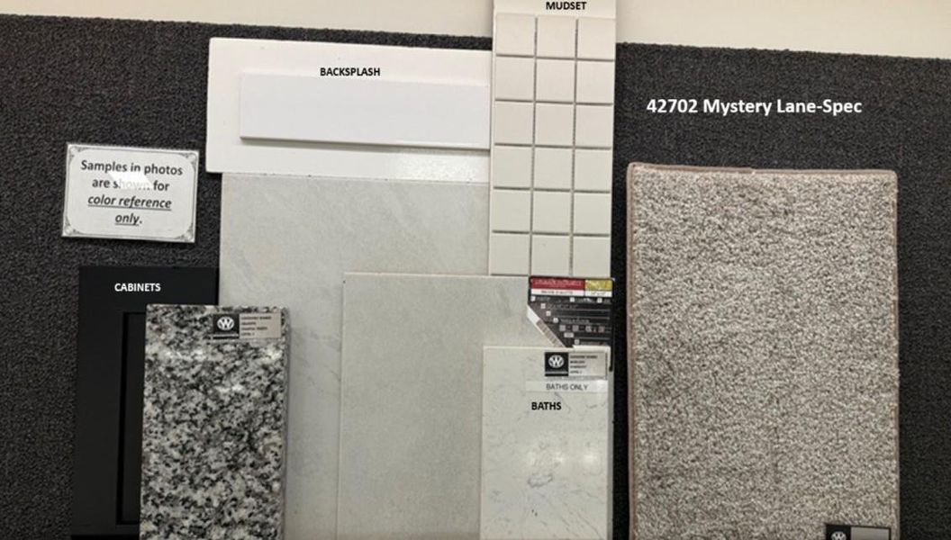 Sample of building materials used in homes in Escondido, Magnolia (Image 6).