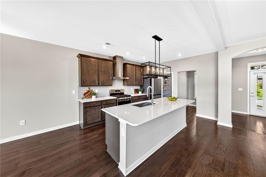 Furnished interior view inside a new home in The Reserve At Liberty Park, Braselton (Image 10).