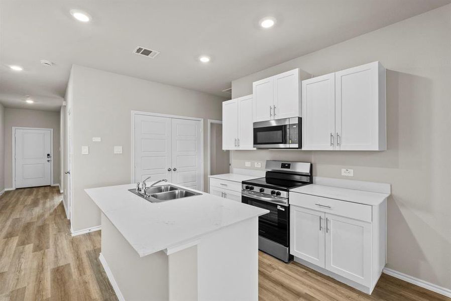 Furnished interior view inside a new home in , Fort Worth (Image 9).