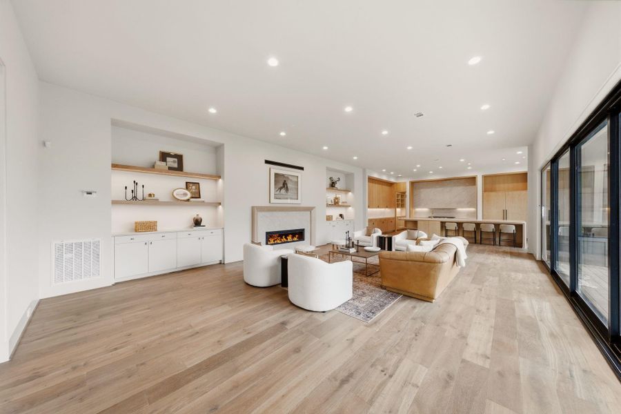 Effortless flow between living, dining, and kitchen—ideal for entertaining and daily living.