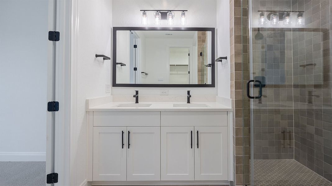 Representative furnished interior of a home built from the Tyler by Risewell Homes in The Porch at Du Pre, Buda (Image 6).