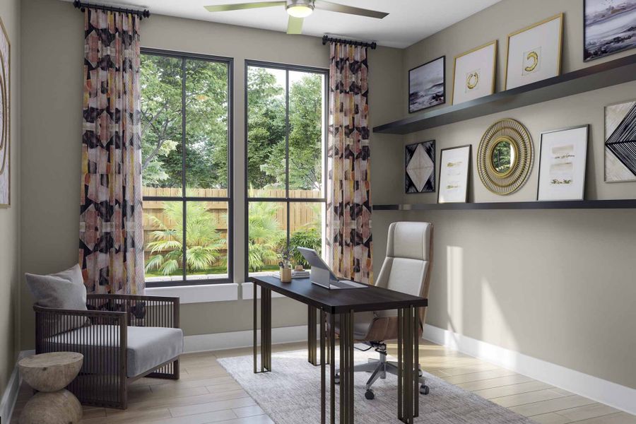 Representative furnished interior of a home built from the Balfour by Tri Pointe Homes in Sienna 60’, Missouri City (Image 3). Representative furnished interior of a home built from the Balfour by Tri Pointe Homes in Sienna 60’, Missouri City (Image 3).