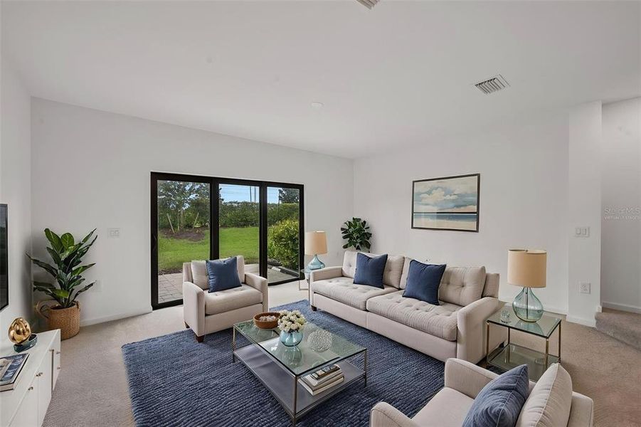 Furnished interior view inside a new home in , Sarasota (Image 5).