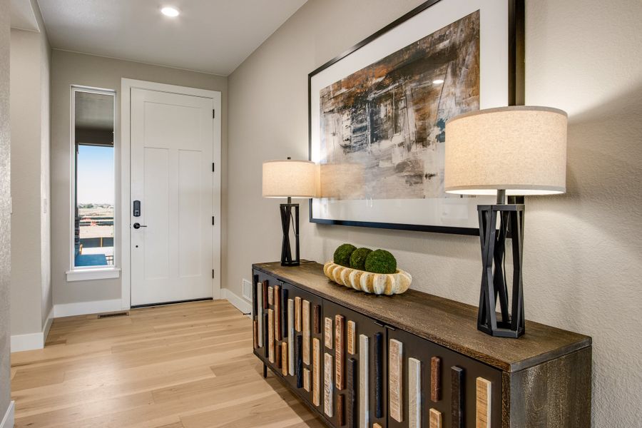 Representative furnished interior of a home built from the The Calloway by Tri Pointe Homes in Cordovan, Firestone (Image 5). Representative furnished interior of a home built from the The Calloway by Tri Pointe Homes in Cordovan, Firestone (Image 5).