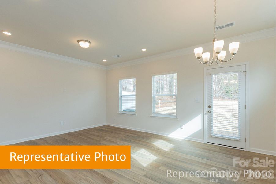 Spacious, unfurnished interior of a new home in Ember Glen, Charlotte (Image 6).