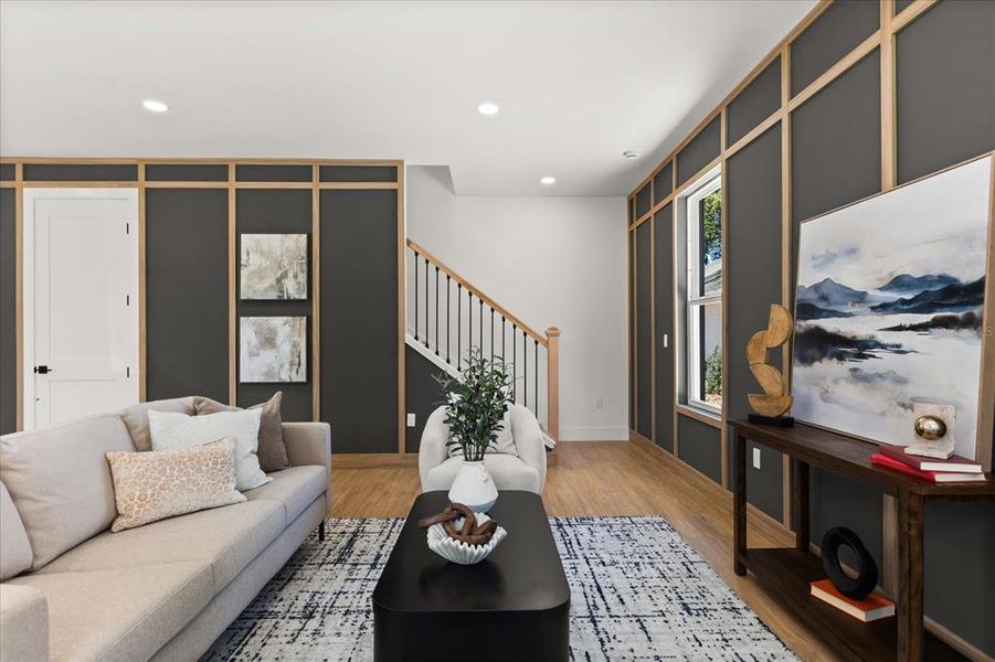 Furnished interior view inside a new home in , Orlando (Image 4).