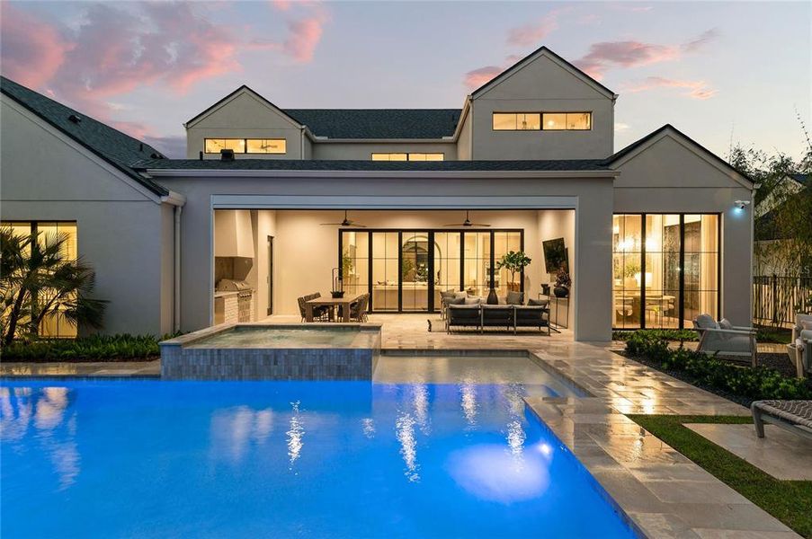 Exterior details and patio area of a home in , Orlando (Image 36).