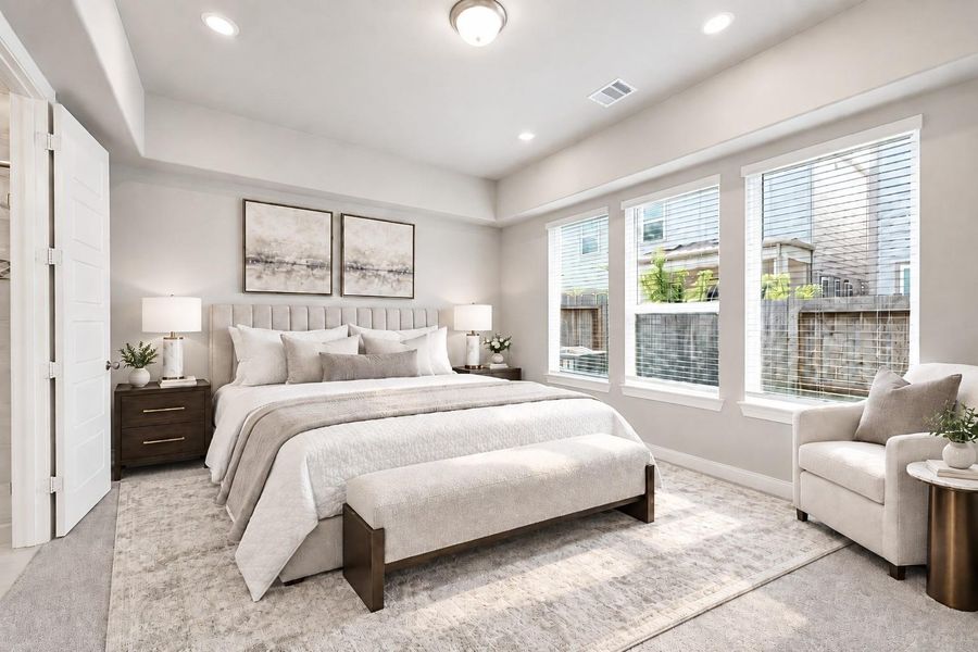Virtual Staging Primary Bedroom