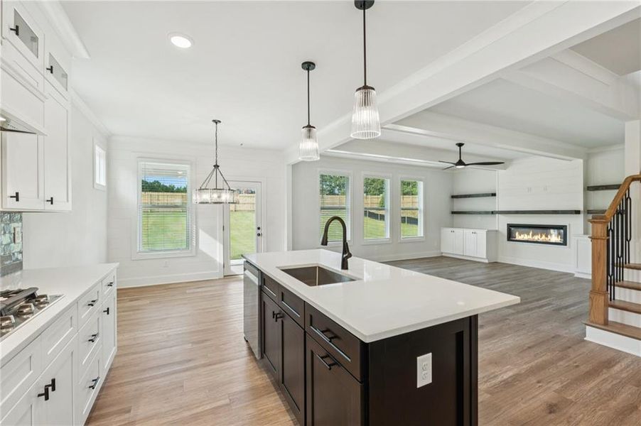 Furnished interior view inside a new home in , Lawrenceville (Image 9).