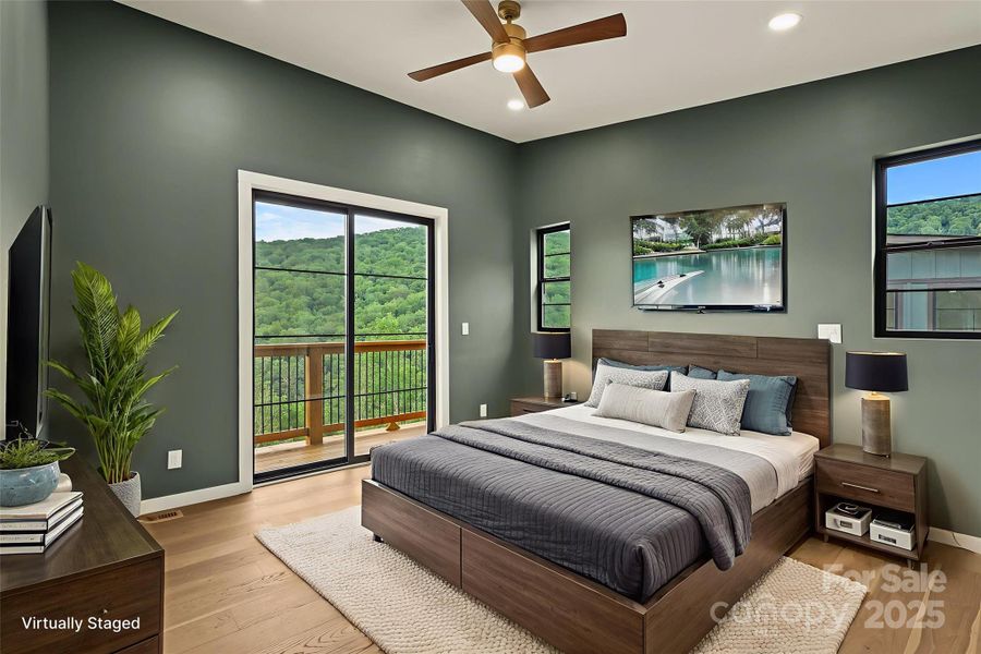 Furnished interior view inside a new home in , Seven Devils (Image 9).