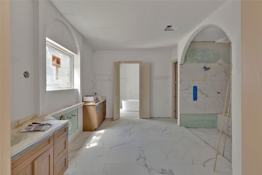 In-progress construction of a new home in , Conroe, TX (Image 6).