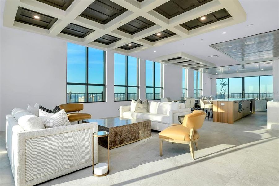 Furnished interior view inside a new home in , Sarasota (Image 41).