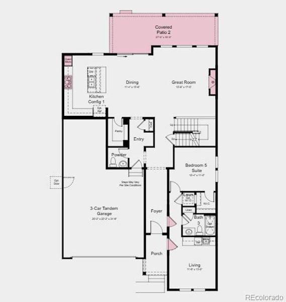 Structural options added include: covered outdoor living, additional sink at upstairs bath, fireplace, additional doors at multi-gen suite, tub and shower in primary bath, additional bathroom upstairs.