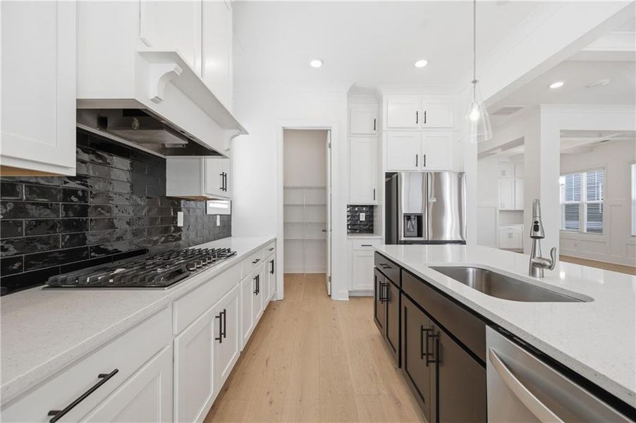 Furnished interior view inside a new home in Promenade Ridge, Marietta (Image 7).
