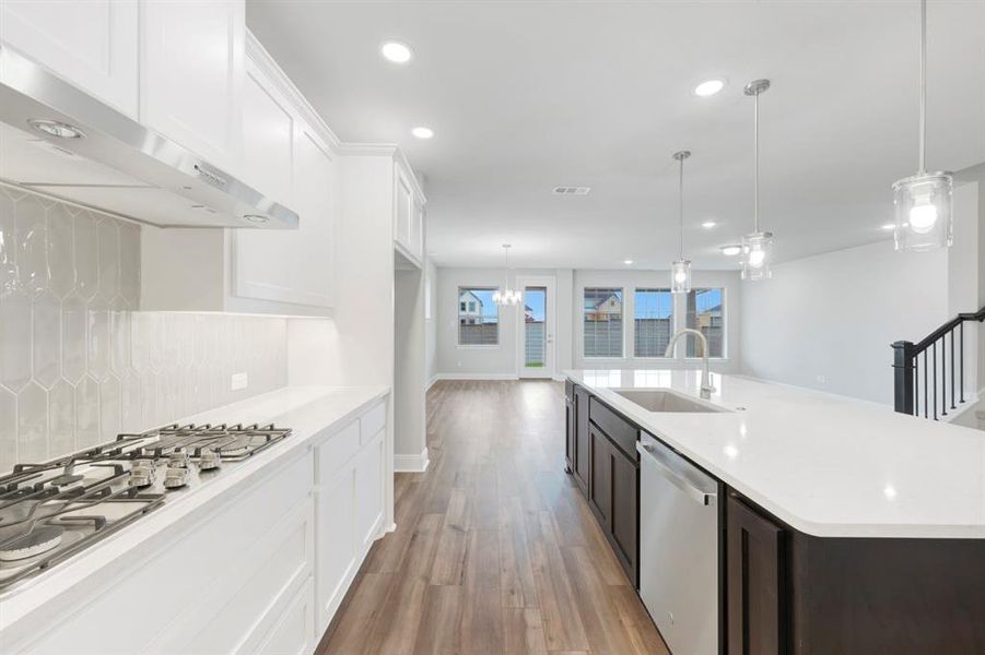 Furnished interior view inside a new home in Treeline, Justin (Image 10). Furnished interior view inside a new home in Treeline, Justin (Image 10).