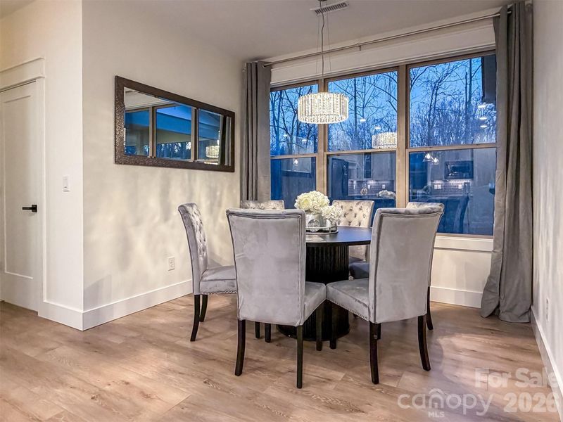 Furnished interior view inside a new home in , Newton (Image 10).