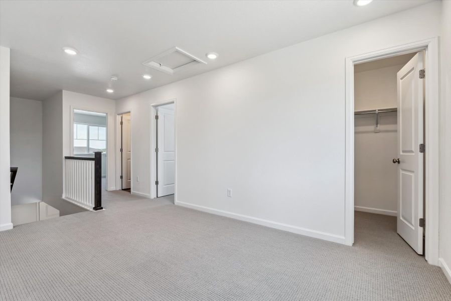 A room with white walls.