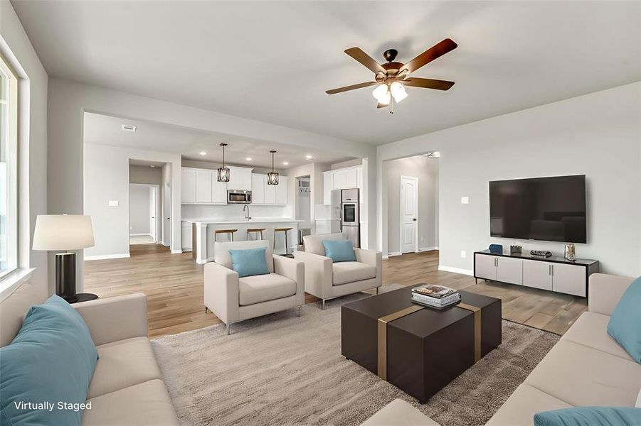 Furnished interior view inside a new home in Parker Heights, Valley View (Image 10).