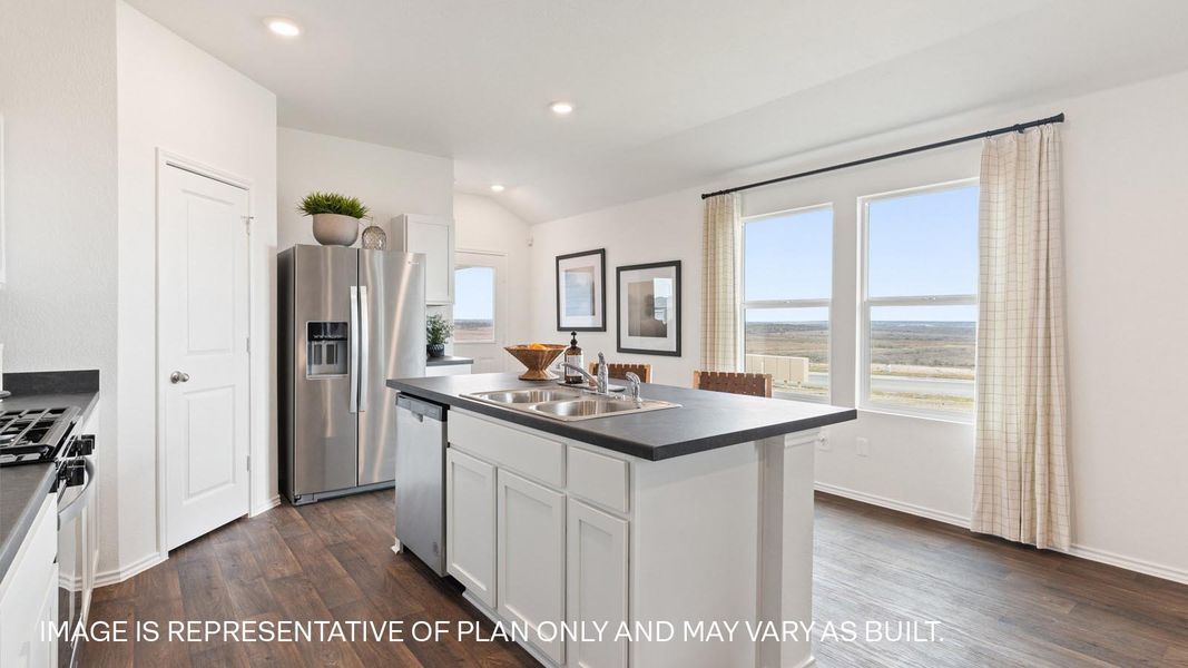 Furnished interior view inside a new home in Wayside, Uhland (Image 8).