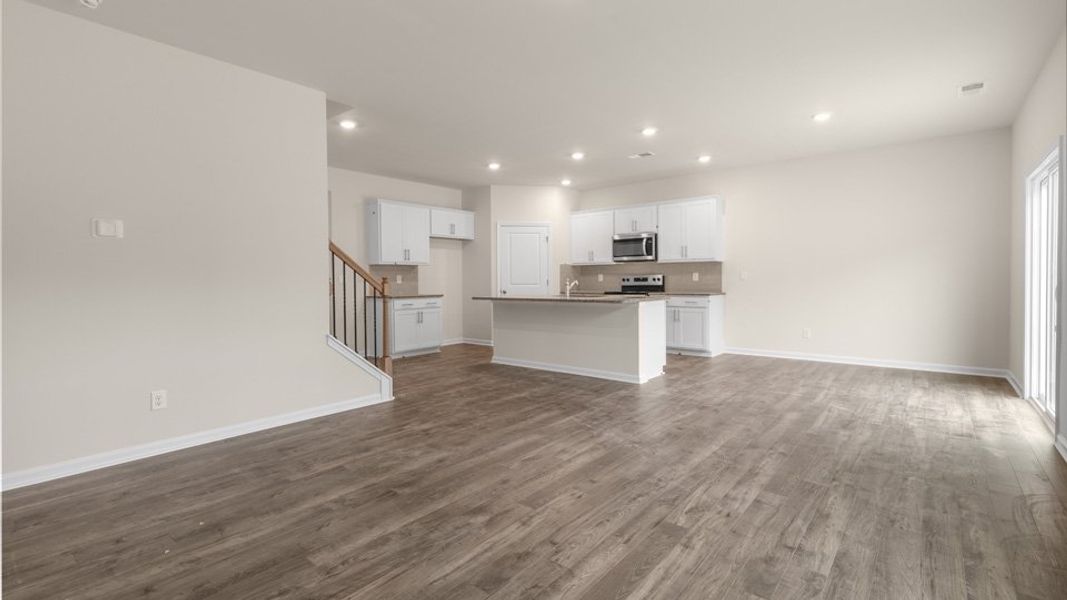 Spacious, unfurnished interior of a new home in Lawson Glen, Clayton (Image 15). Spacious, unfurnished interior of a new home in Lawson Glen, Clayton (Image 15).
