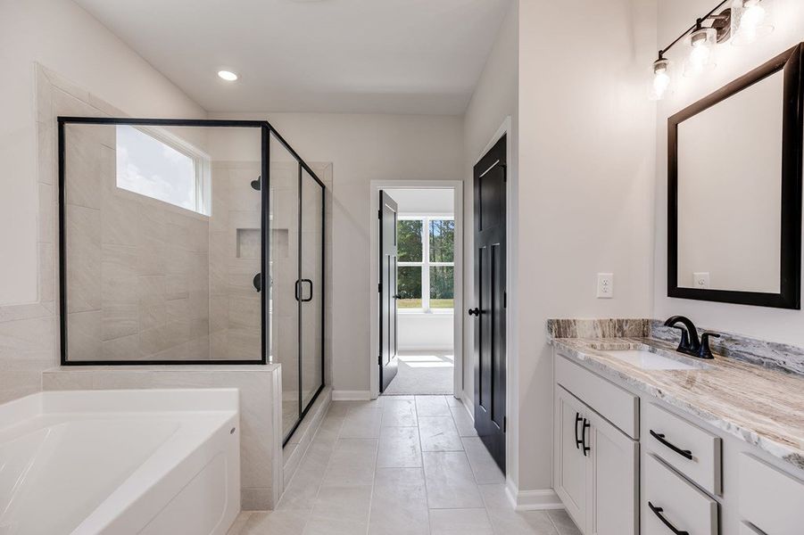 Furnished interior view inside a new home in LOVVORN ESTATES, Carrollton (Image 15).
