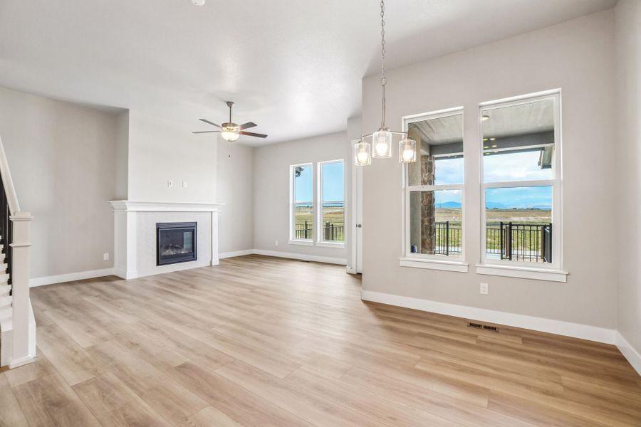 Spacious, unfurnished interior of a new home in Vernazza, Windsor (Image 16). Spacious, unfurnished interior of a new home in Vernazza, Windsor (Image 16).