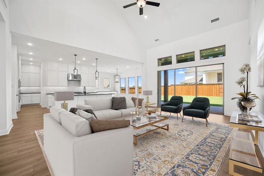 Furnished interior view inside a new home in Terraces – Estates, Rockwall (Image 13).