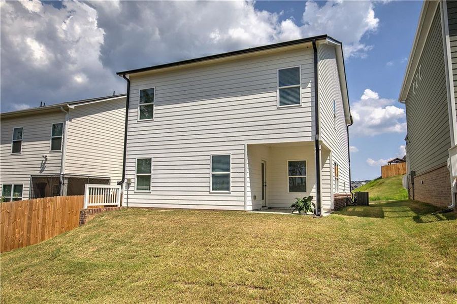 Exterior details and patio area of a home in , Cartersville (Image 3).
