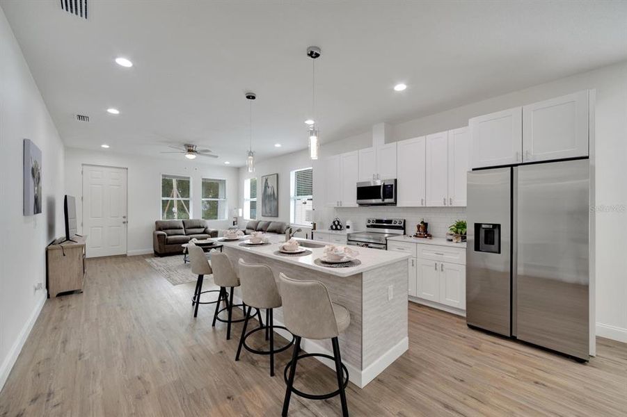 Furnished interior view inside a new home in , Tampa (Image 14).