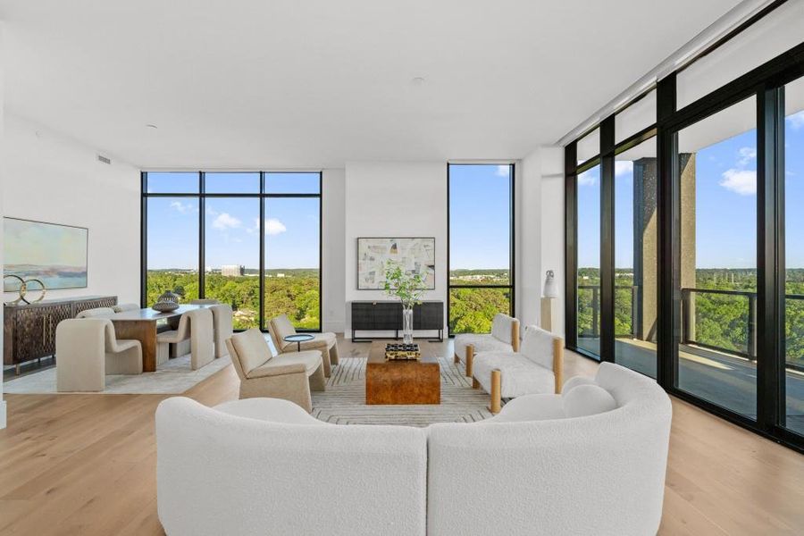 Furnished interior view inside a new home in The Dillon Buckhead, Atlanta (Image 62).