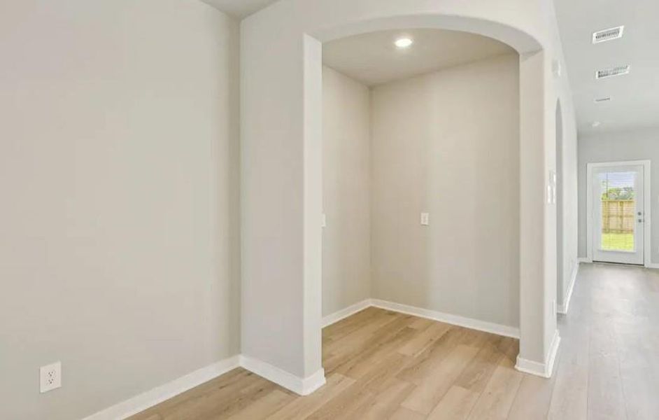 Photo is not of the actual home, but is an inspirational photo of builder’s model home and may depict options, furnishings, and/or decorator features that are not included