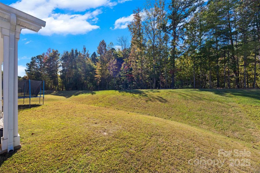 Enjoy your private backyard! Enjoy your private backyard!