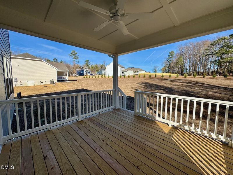 Rear Covered Deck