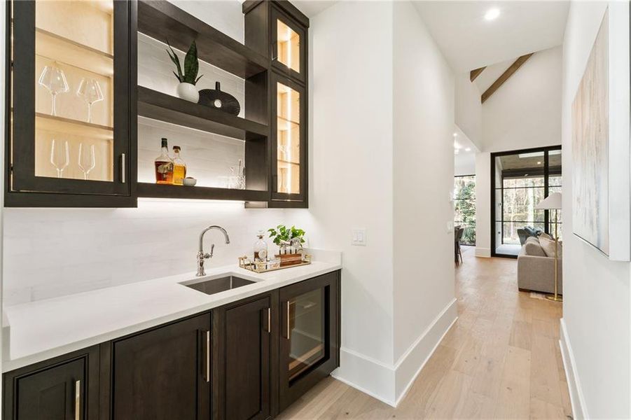 Furnished interior view inside a new home in , Alpharetta (Image 59).