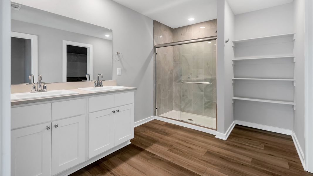 Furnished interior view inside a new home in Overlook West, Wolfforth (Image 7). Furnished interior view inside a new home in Overlook West, Wolfforth (Image 7).