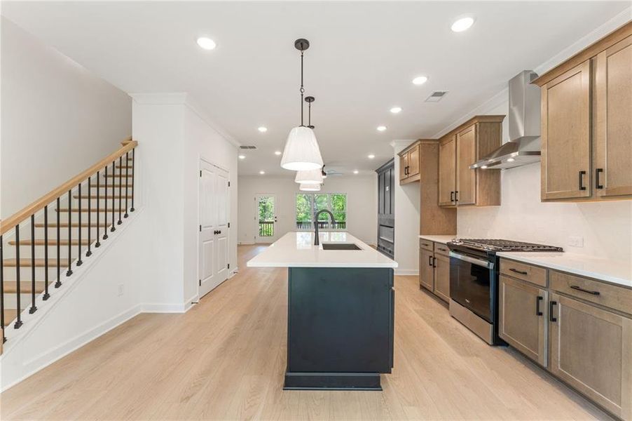 Furnished interior view inside a new home in Townes at South Main, Kennesaw (Image 13).