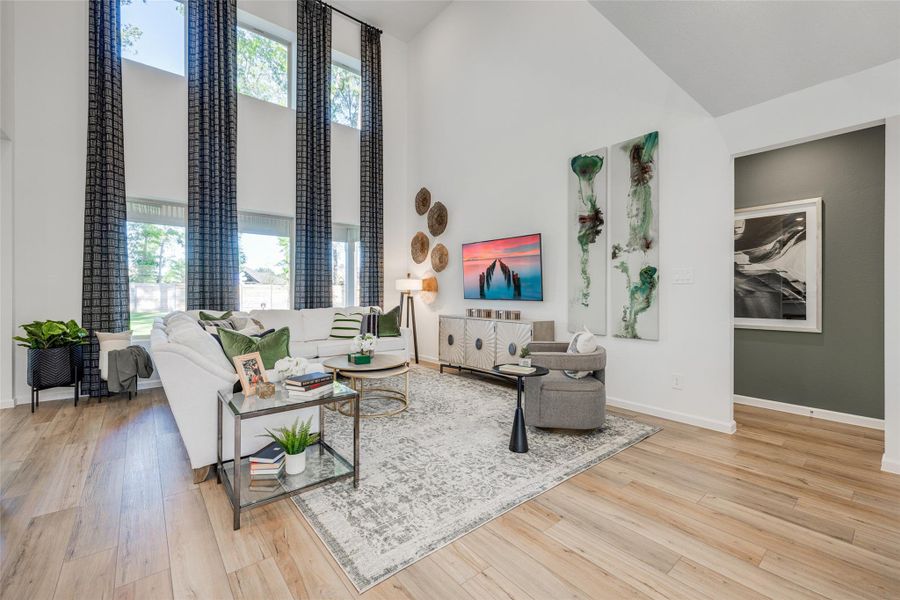 Furnished interior view inside a new home in Anniston, Katy (Image 4).