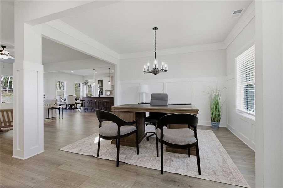 Furnished interior view inside a new home in , Ellenwood (Image 9).
