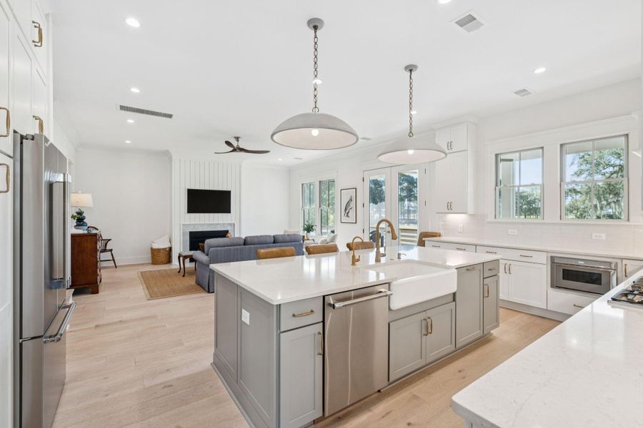 Furnished interior view inside a new home in , Johns Island (Image 40). Furnished interior view inside a new home in , Johns Island (Image 40).