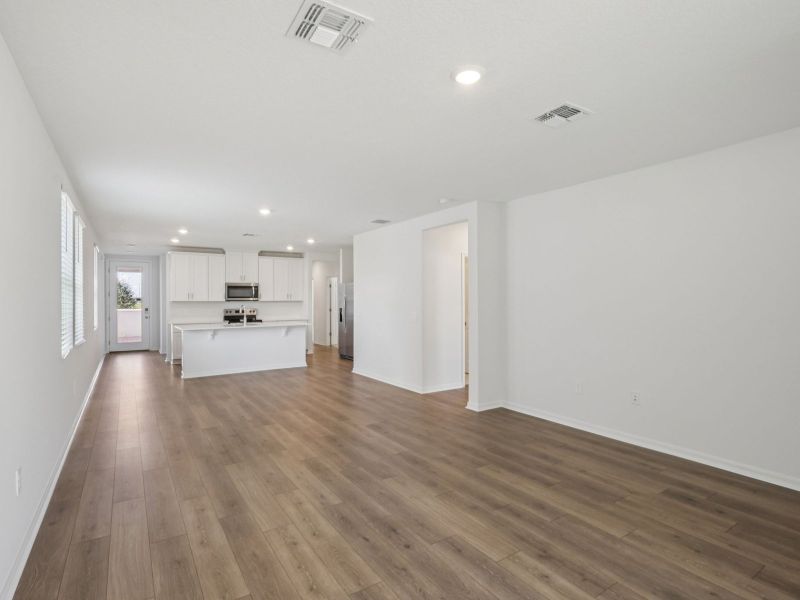 Spacious, unfurnished interior of a new home in Villamar - Classic Series, Winter Haven (Image 7). Spacious, unfurnished interior of a new home in Villamar - Classic Series, Winter Haven (Image 7).