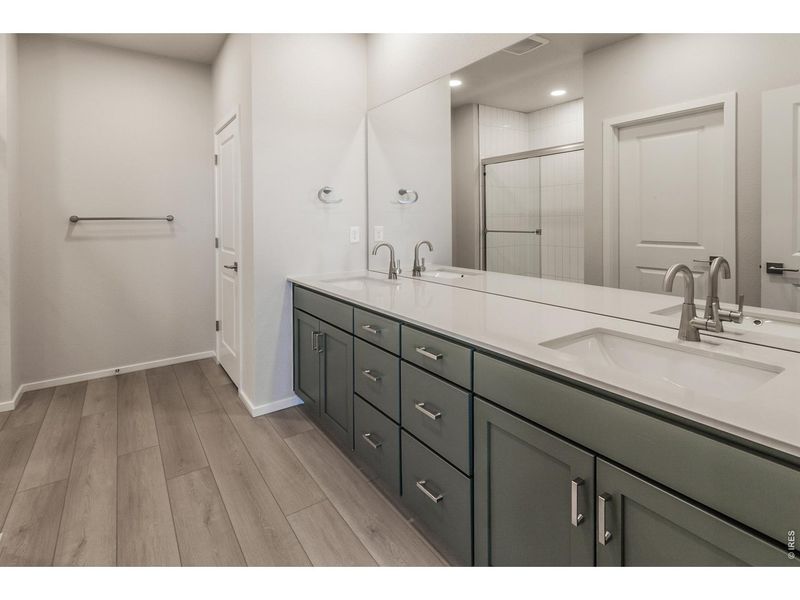 Furnished interior view inside a new home in Prairie Song Story Collection - Single Family Homes, Windsor (Image 11).