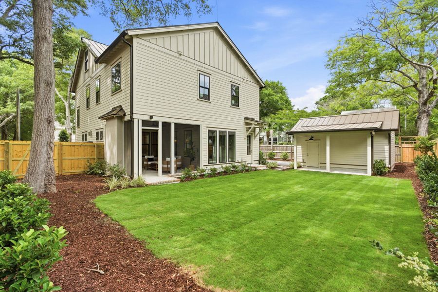 Exterior details and patio area of a home in , Mount Pleasant (Image 25).