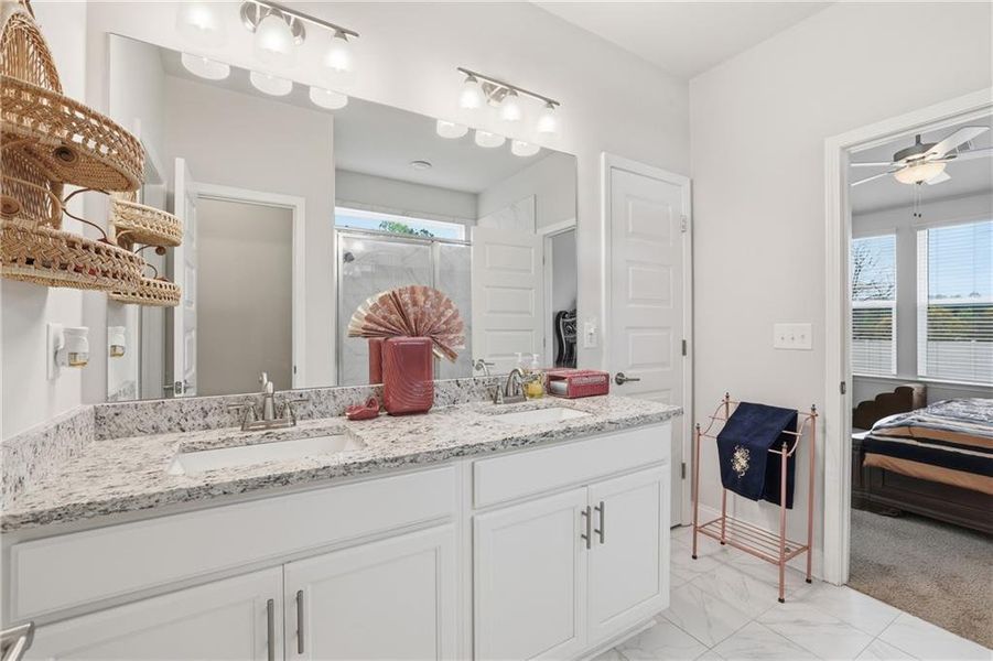 Furnished interior view inside a new home in , Commerce (Image 37).